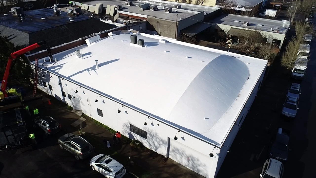 Commercial reroof project